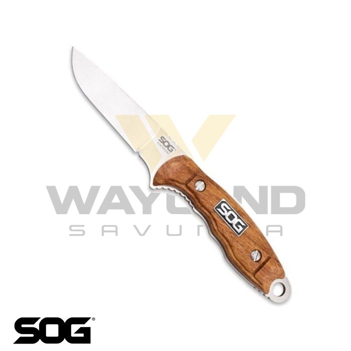 SOG HT022L Huntspoint Ahşap Saplı Avcı Bıçağı