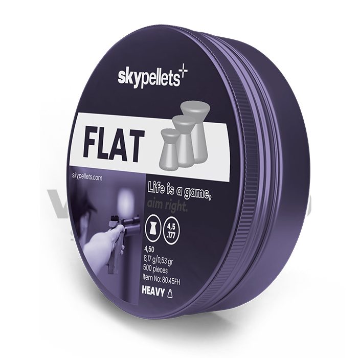 SKYPELLETS Flat Heavy 4,5mm 8,17 Gr H. Saçma 500 ikinci görünüm
