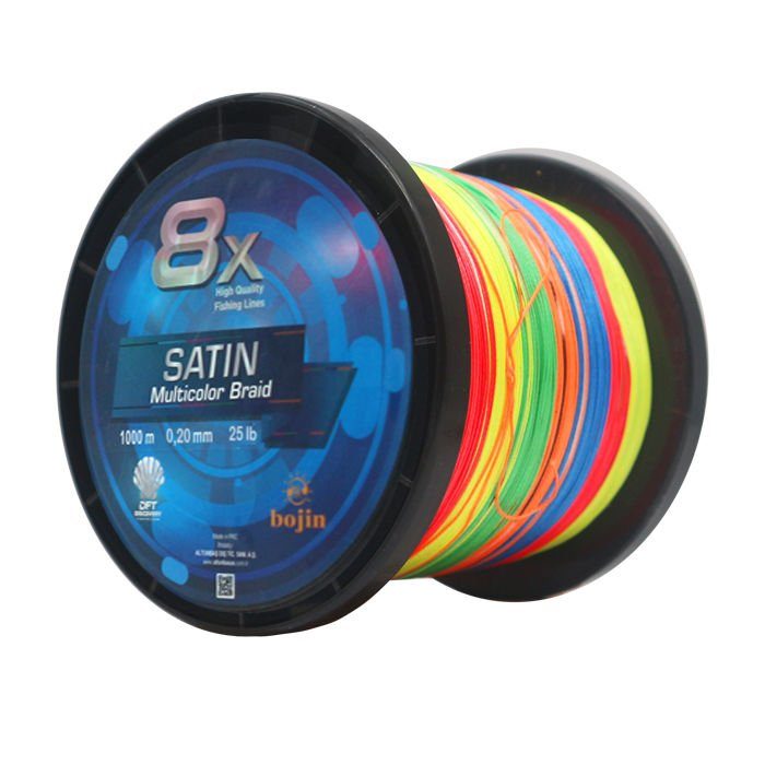 DFT Bojin 8X Satin M.Color İp Misina 0.20mm 1000m görseli 2