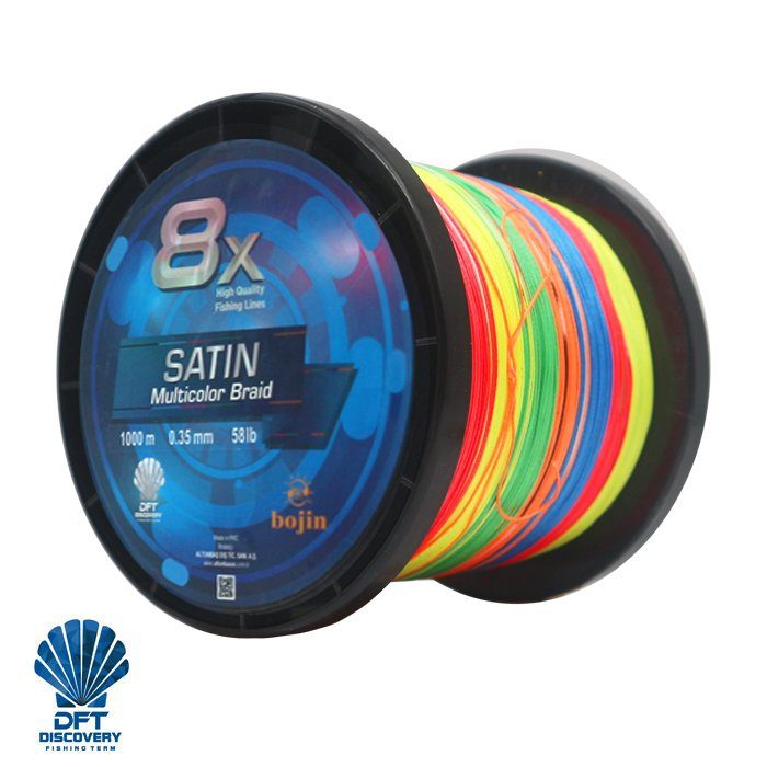DFT Bojin 8X Satin M.Color İp Misina 0.35mm 1000m