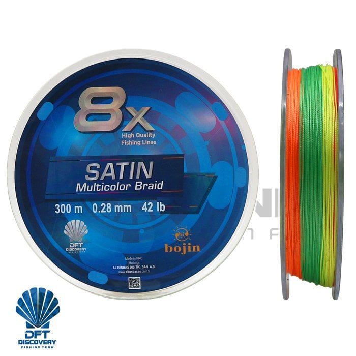 DFT Bojin 8X Satin M.Color İp Misina 0.28 mm 300 m
