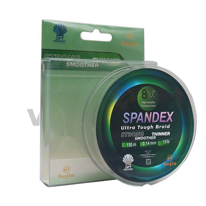 DFT Bojin 8X Spandex İp Misina 0.14 mm 150 m görseli 2