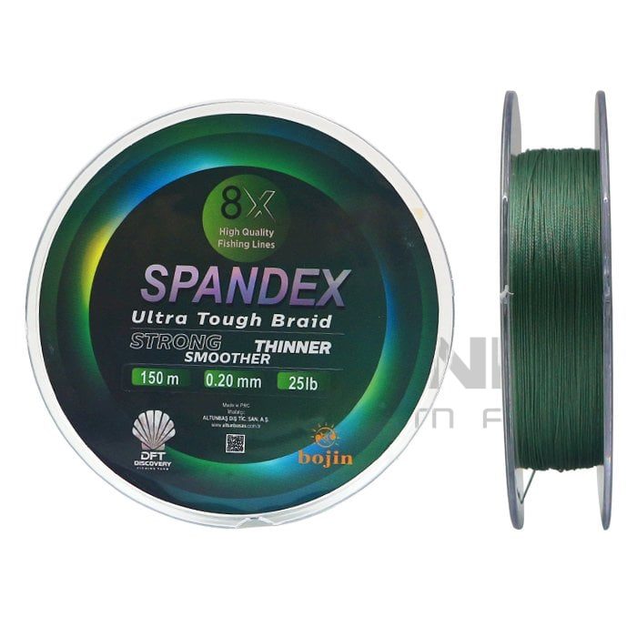 DFT Bojin 8X Spandex İp Misina 0.20 mm 150 m görseli 3