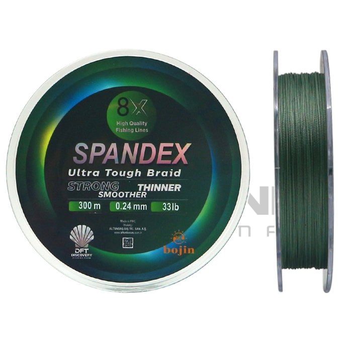 DFT Bojin 8X Spandex İp Misina 0.24 mm 300 m görseli 3