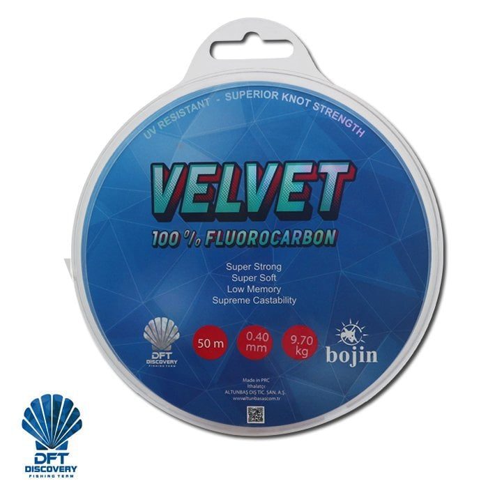DFT Bojin Velvet Fluorocarbon 50 m 0.40 mm Misina
