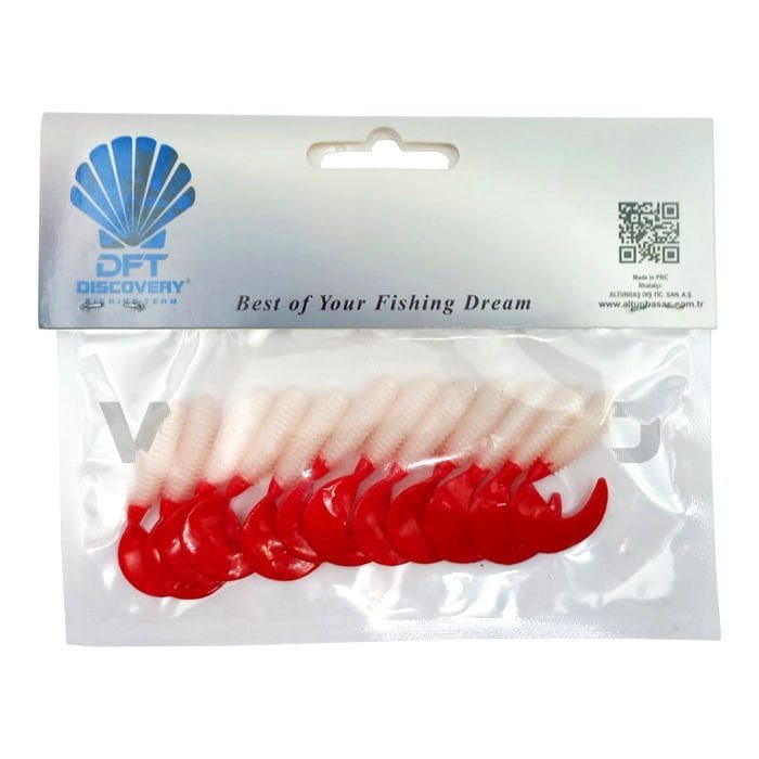 DFT Sasi 5cm 1,2g İğnesiz R:117 Beyaz Kırmızı 1/12 görseli 3