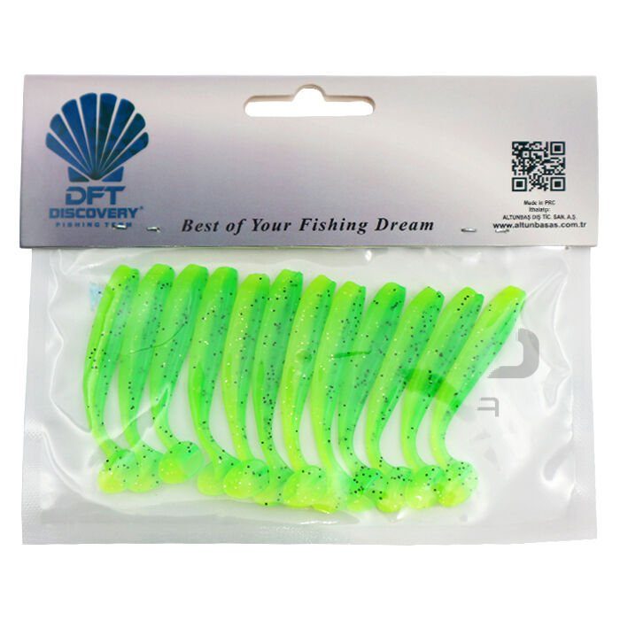 DFT Sasi 6,5cm 1.6g İğnesiz R:11 Yeşil Simli 1/12 görseli 3