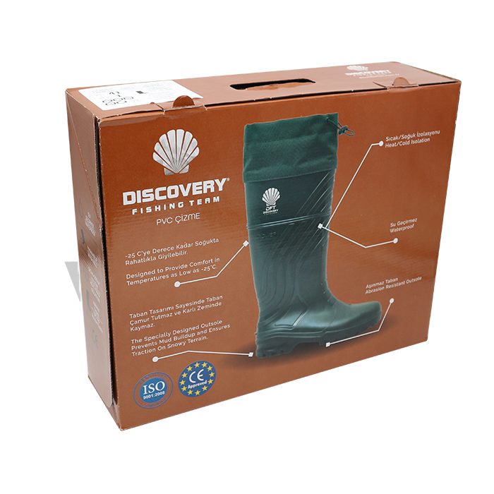DFT Hunter Yeşil PVC Konçlu Çizme No: 41 (Çift) görseli 5