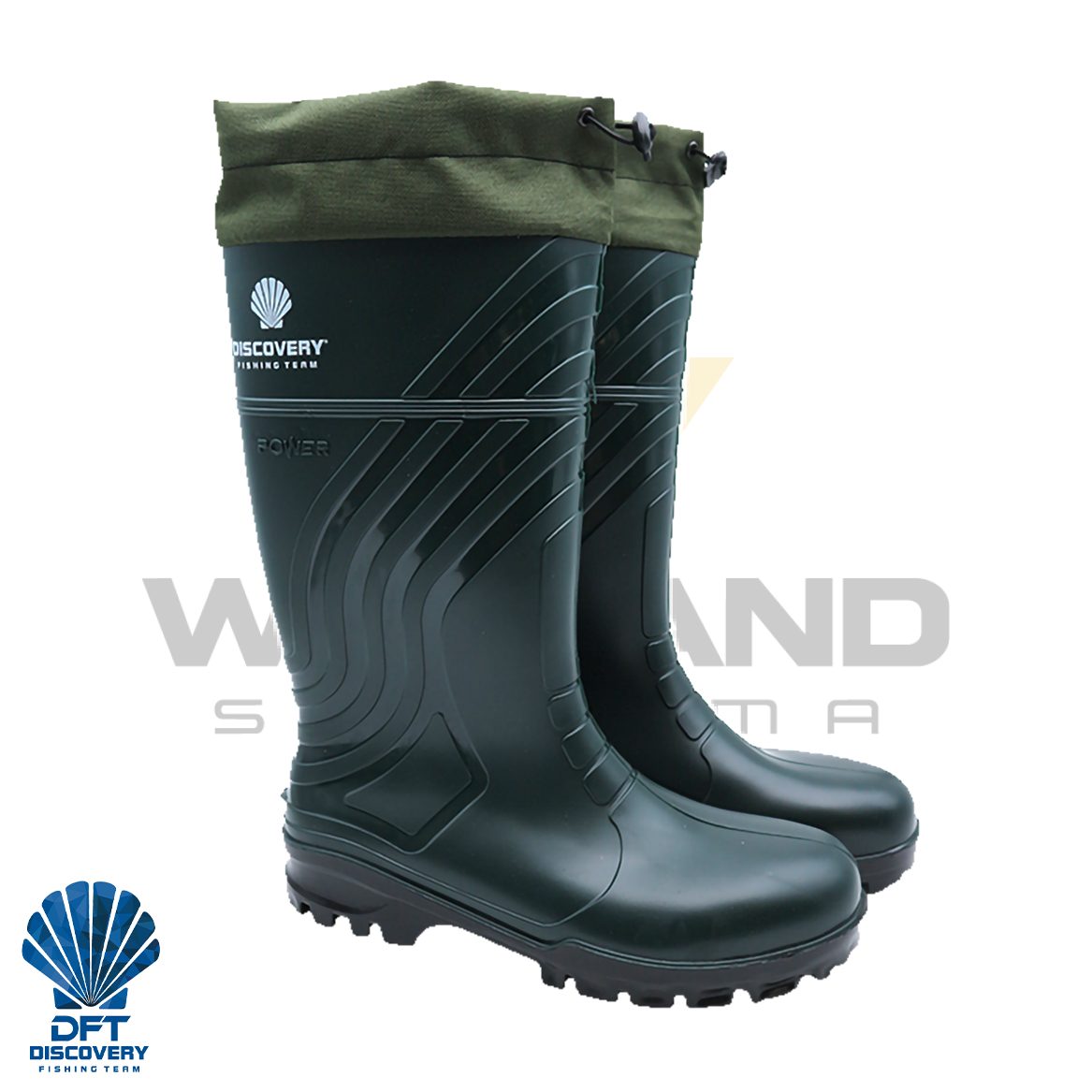 DFT Hunter Yeşil PVC Konçlu Çizme No: 43 (Çift)