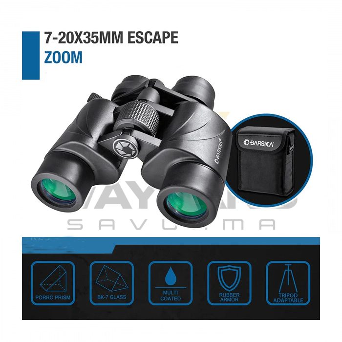 BARSKA ESCAPE 7x20x35 Yeşil Lens El Dürbünü görseli 3
