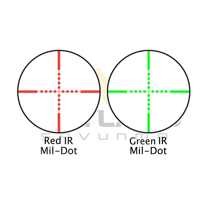 BARSKA 4-16X40 AO IR EXTERNAL Tüfek Dürbünü görseli 6