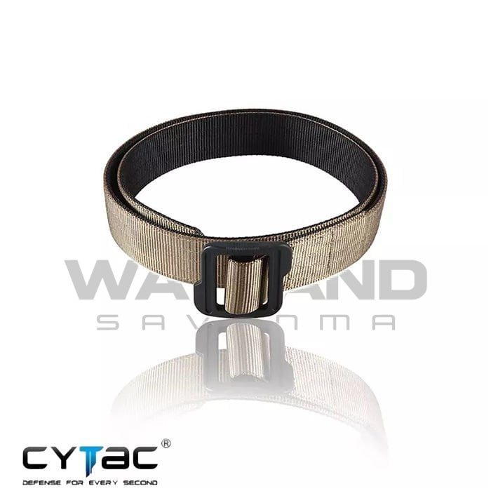 CYTAC Tactical Çift Katmanlı 1.5" Kemer Tan