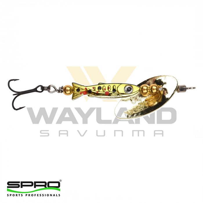 SPRO Larva Inline Spin 4,8CM 3,5G Brown Trout