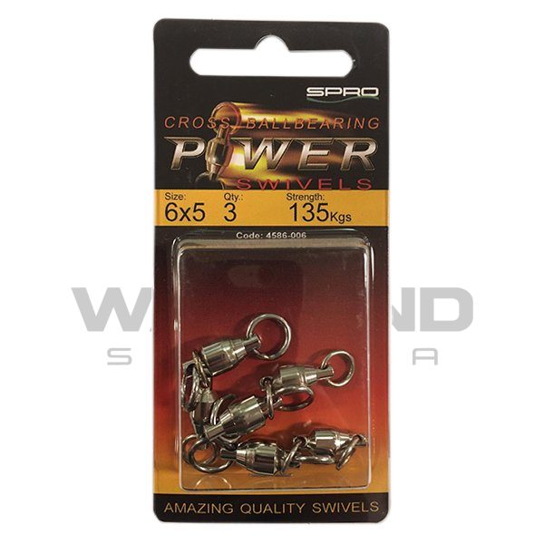 T.D. SPRO Ballbearing Power Çapraz Fırdöndü 6x5 135K görseli 3