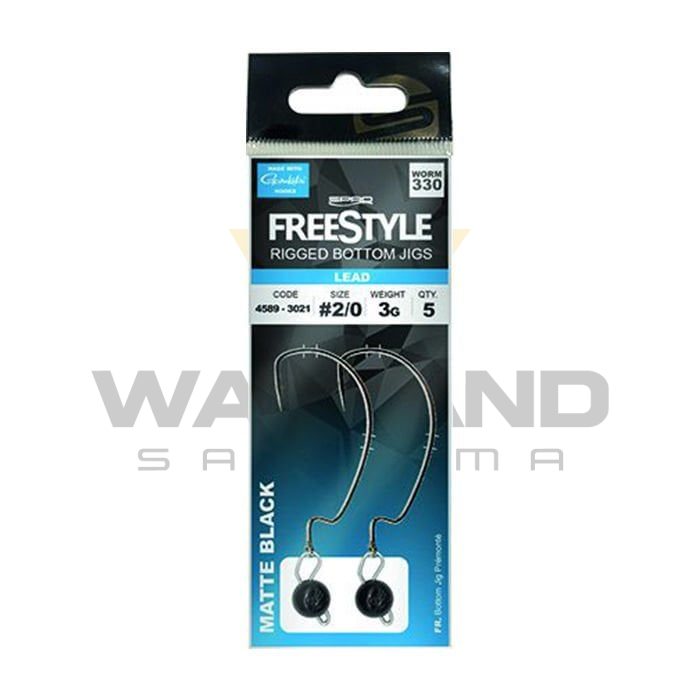 SPRO Rigged Bottom Jig Siyah 7G #2/0 1/2 görseli 3