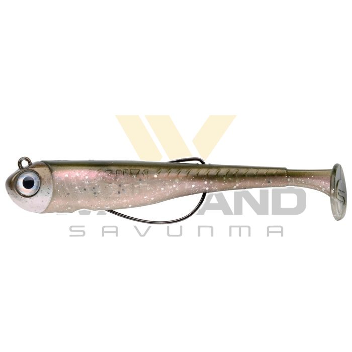 SPRO Guts Bait UV Olive&Pearl 9,5CM Silikon Yem görseli 2