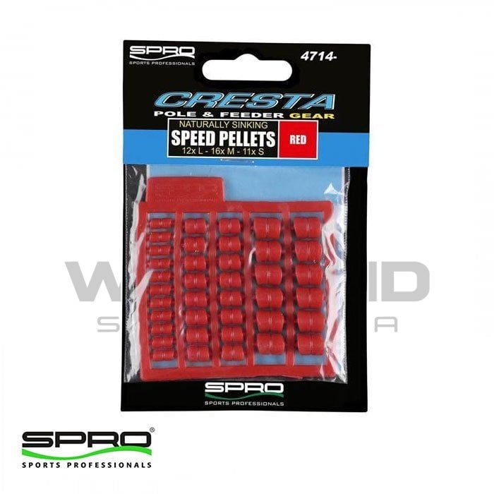 T.D. SPRO Cresta Speedpellet Kırmızı 12L+16M+11S