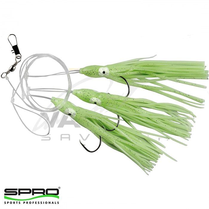 T.SPRO Octopus Rig Fluo 3 İğneli Köstek #6/0