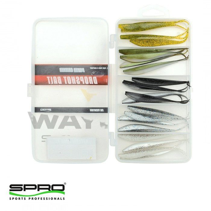 SPRO Dropshot Bait 87 Natural Pack SilikonYem 1/20