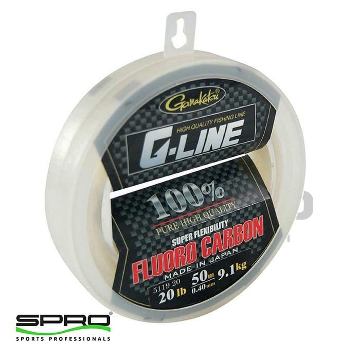GAMA GLINE Fluorocarbon Misina 0.75mm 50m 22Kg