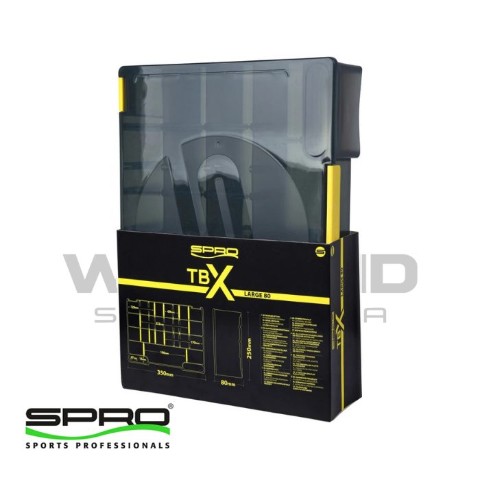 SPRO TBX50L 35x25x5CM Koyu Yem Kutusu