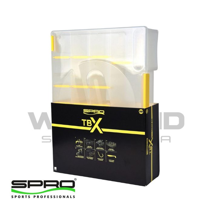 SPRO TBX80L Şeffaf 35x25x8CM Yem Kutusu