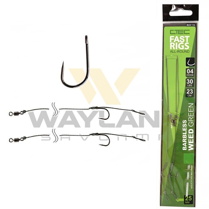 SPRO Fast Rigs WeedyBarbless Hazır İğne Takımı #06 görseli 2