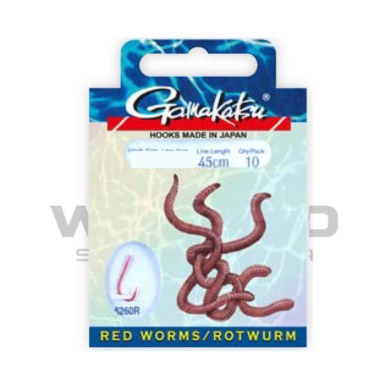 T.D. GAMAKATSU BKS-5260R Red Worm İğne Takımı 45 Cm #8 görseli 3