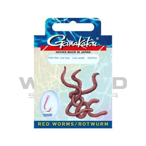 T.D. GAMAKATSU BKD-5260R Red Worm İğne Takımı 75Cm #4 görseli 3
