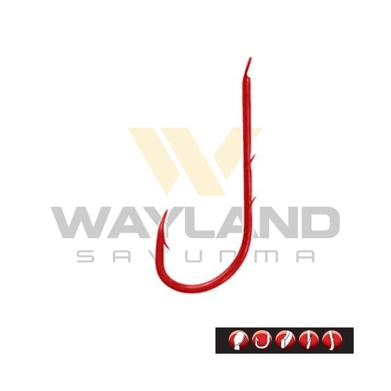T.D. GAMAKATSU BKD-5260R Red Worm İğne Takım 75 cm #12 ikinci görünüm