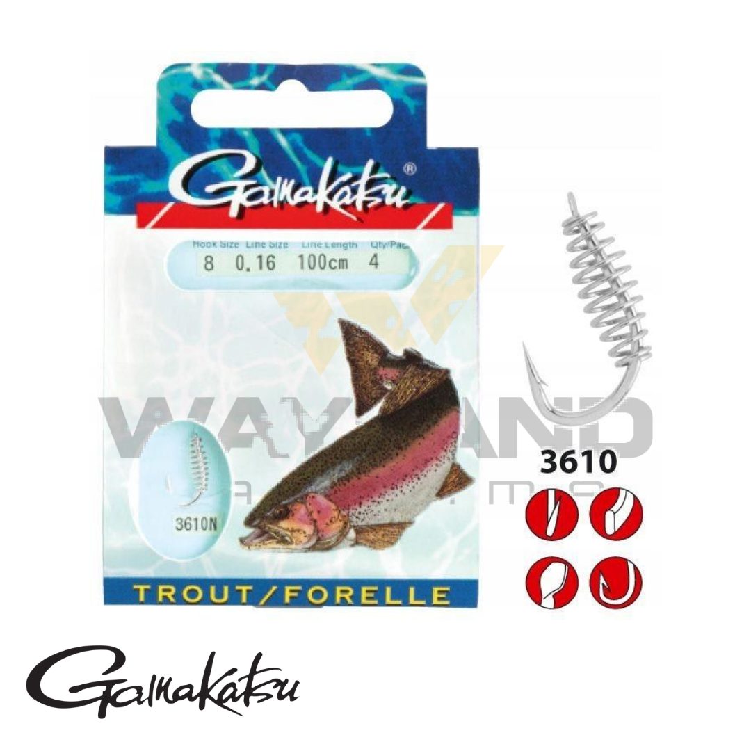 GAMAKATSU Booklet Alabalık SPL 3610N #4 0.25MM