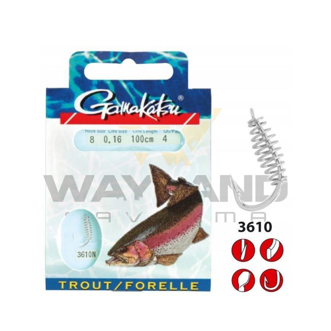 GAMAKATSU Booklet Alabalık SPL 3610N #4 0.25MM ikinci görünüm