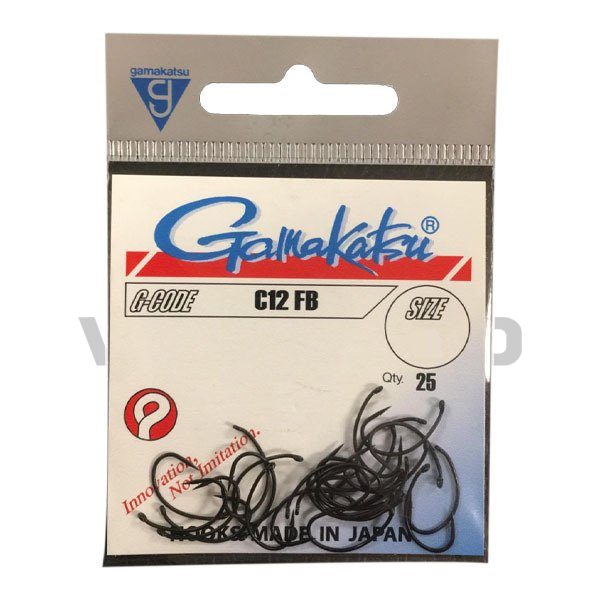 T.GAMAKATSU C12 FB Siyah No:10 Olta İğnesi 1/25 görseli 4