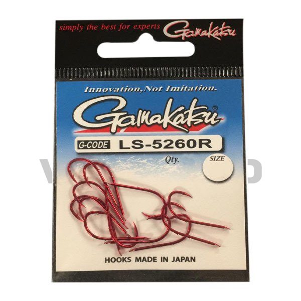 GAMAKATSU LS-5260R Kırmızı #4 Olta İğnesi 1/9 görseli 3