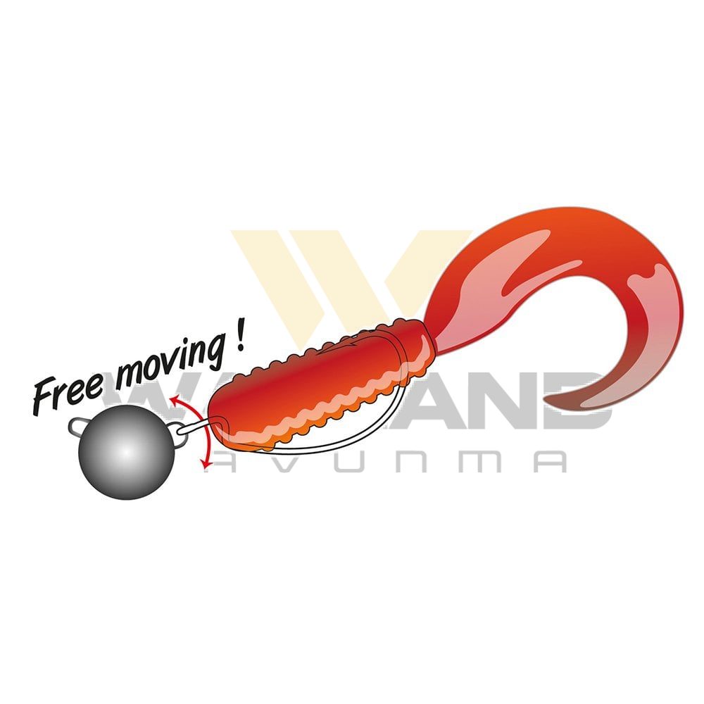 GAMAKATSU Worm 330 Bottom Jigging #5/0 Olta İğnesi görseli 3