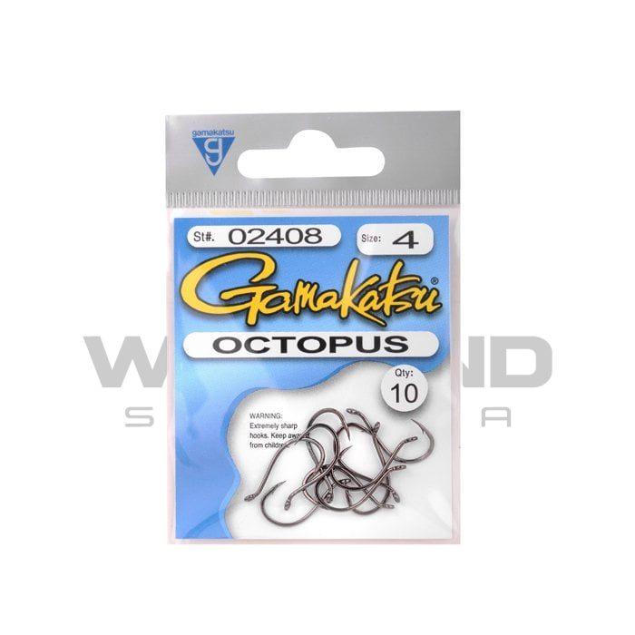 T.GAMAKATSU Octopus #4 Siyah Olta İğnesi 1/10 görseli 3